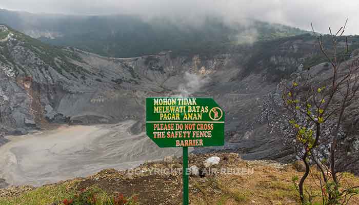 Bandung - Tangkuban Perahu vulkaan