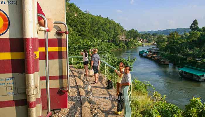 Kanchanaburi - treinreis oude spoorlijn