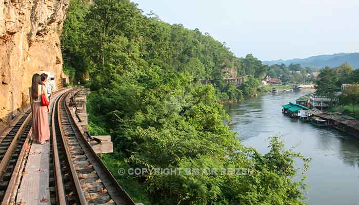 Kanchanaburi - treinreis oude spoorlijn