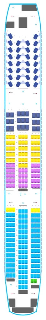Seatmap KLM Boeing 787-9
