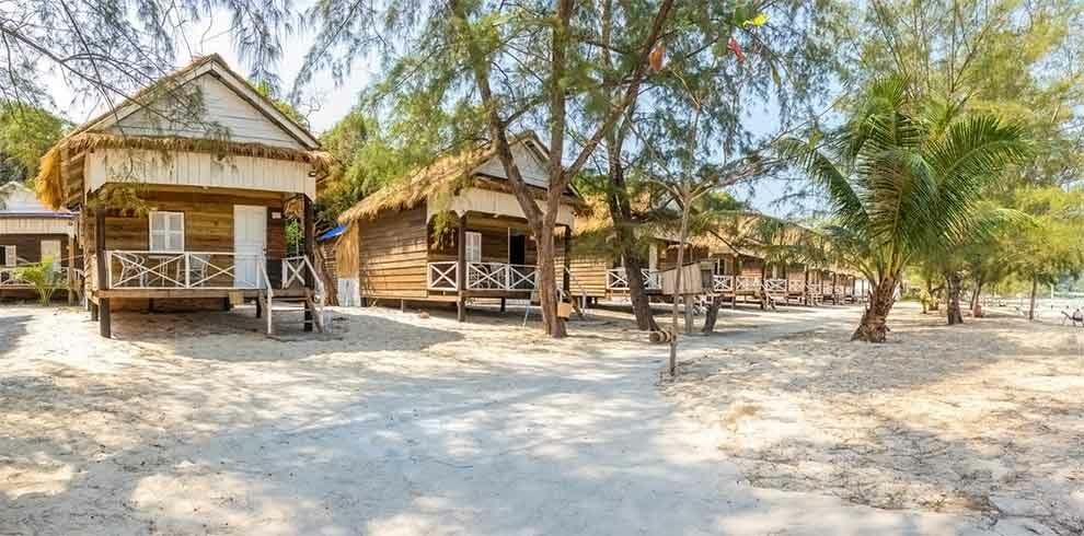 Koh Rong Samloem - Sandy Beach Bungalows