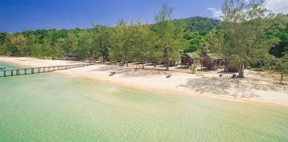 Koh Rong Samloem - Sandy Beach Bungalows