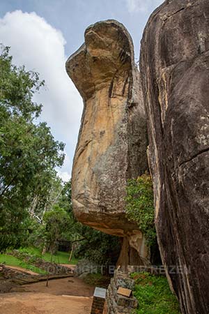 Sigiriya - Cobra Hood Cave - Sri Lanka