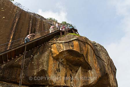 Sigiriya - Trap naar de top