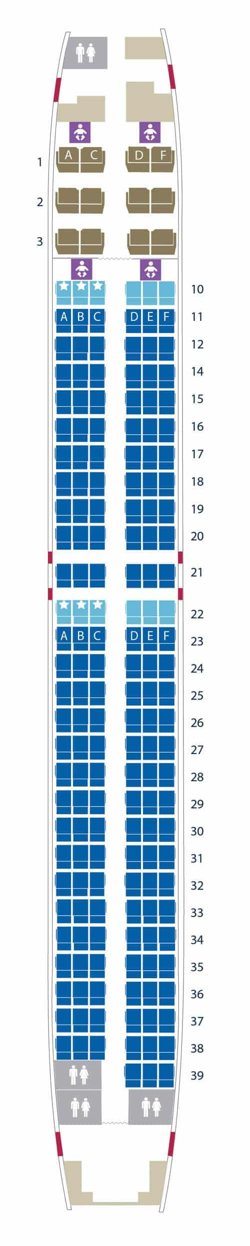 Oman Air - Seatmap B739