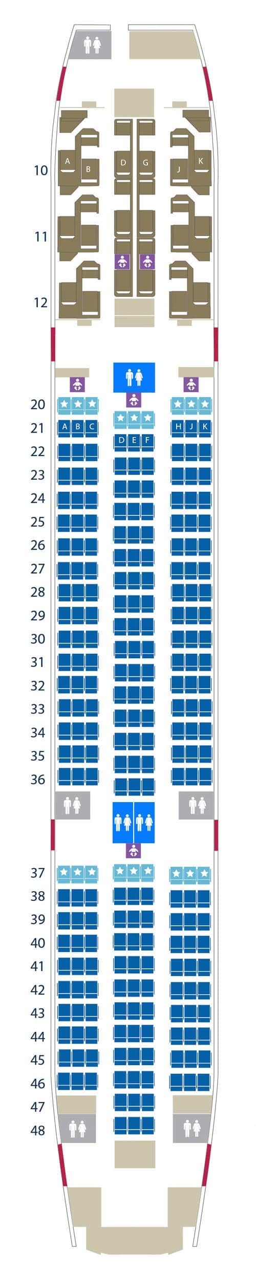 Oman Air - Seatmap B788