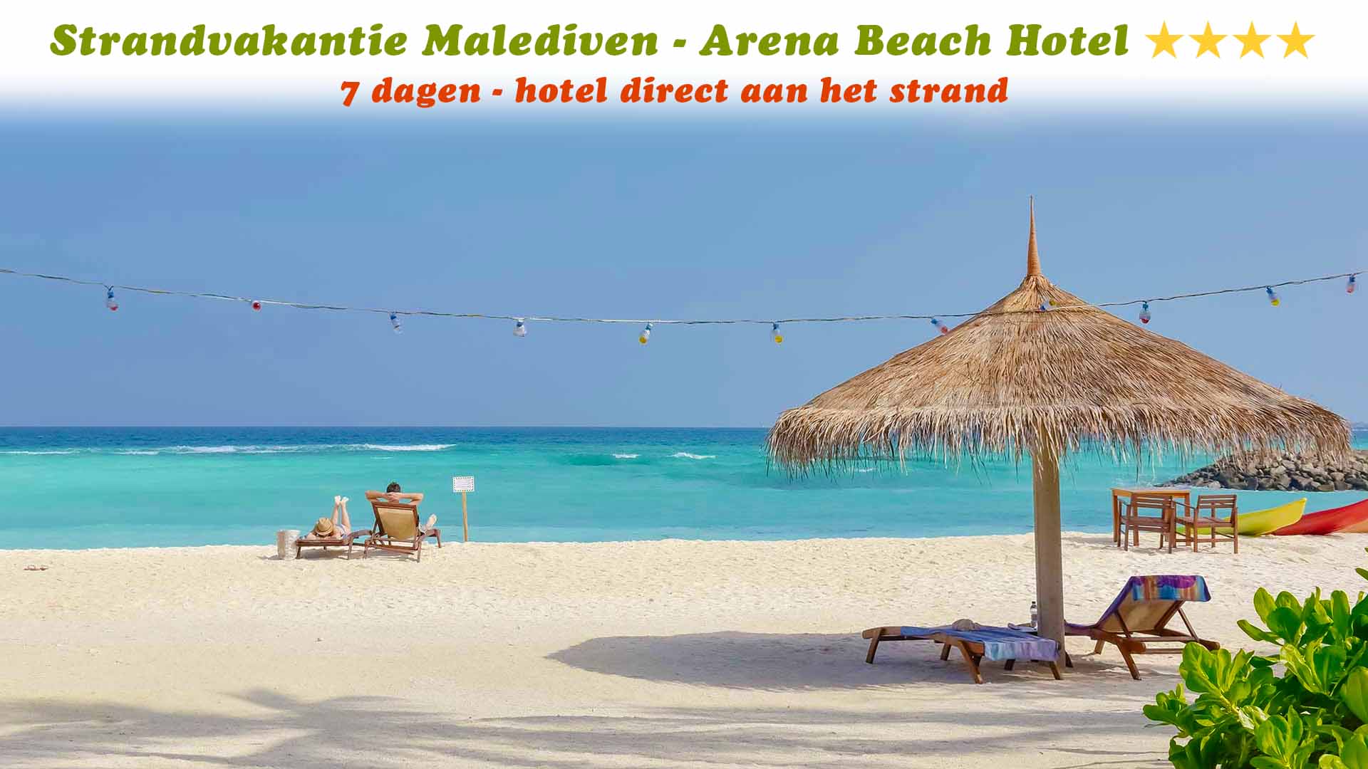 Strandvakantie Malediven - Arena Beach Resort