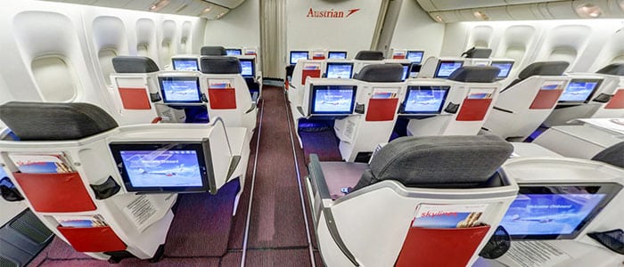 Slider Austrian Airlines
