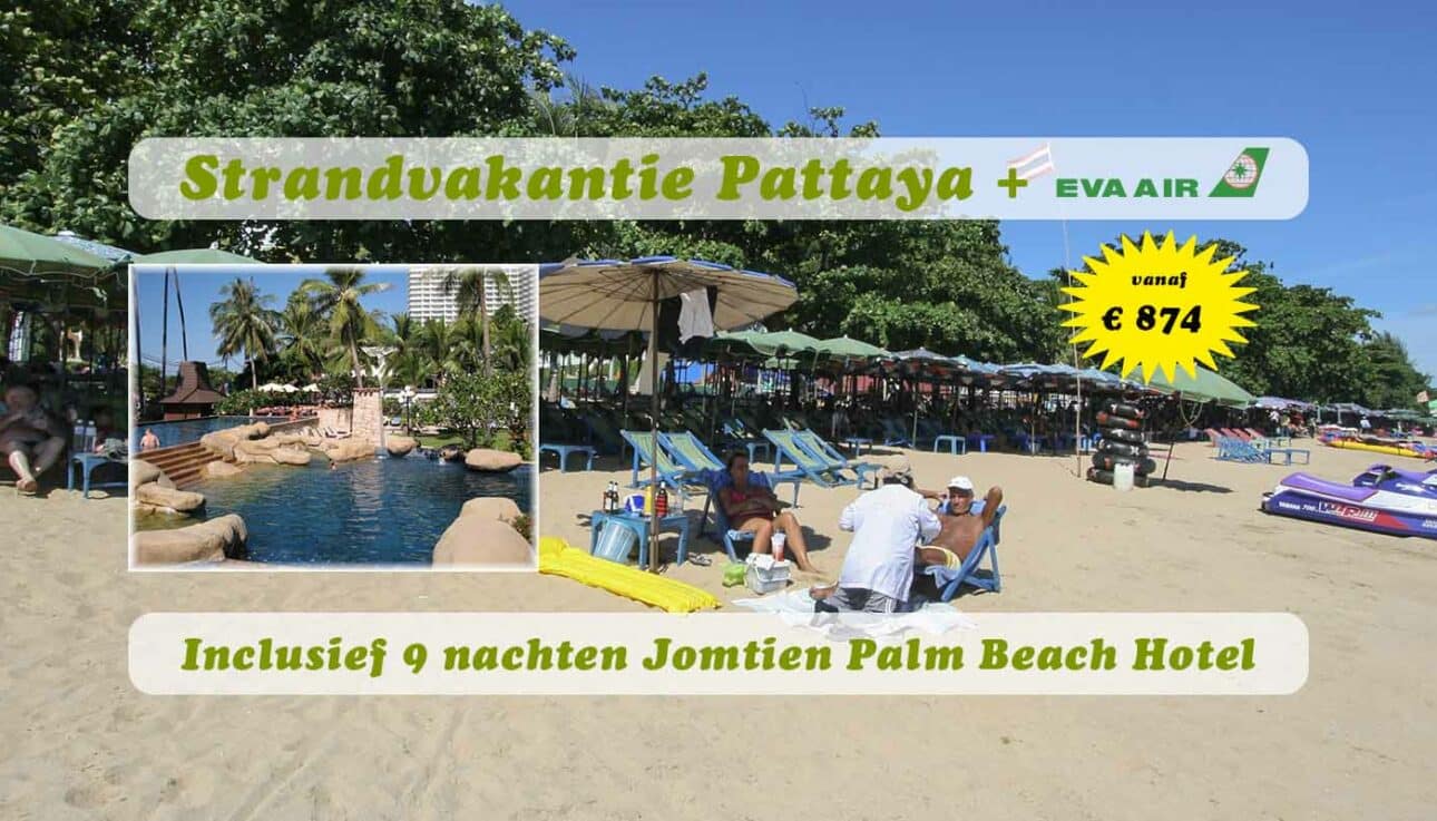 Strandvakantie Pattaya Eva Air