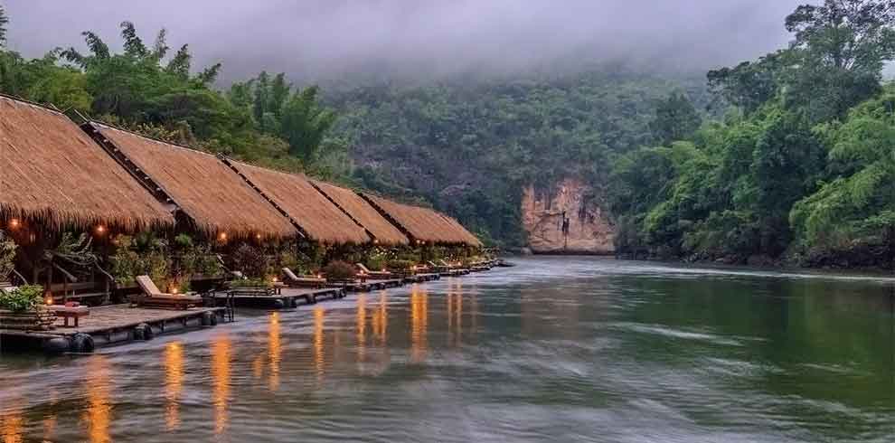 River Kwai Jungle Rafts Floating House