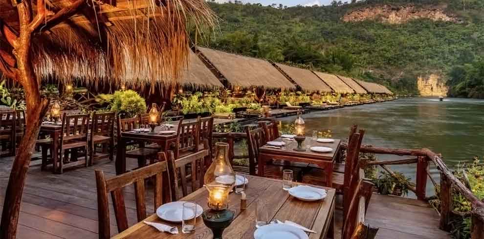 River Kwai Jungle Rafts Floating House