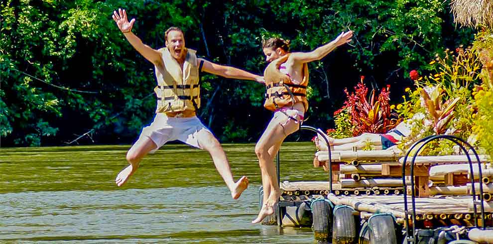 River Kwai Jungle Rafts Floating House