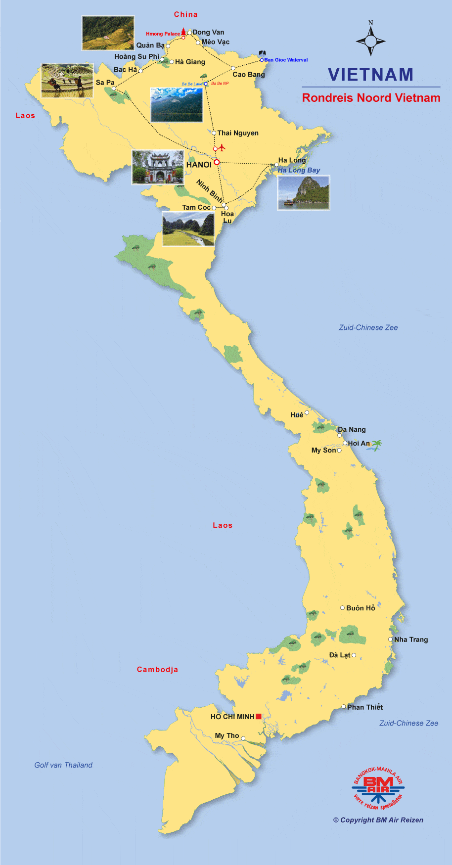 Rondreis NoordVietnam 20 dagen BM Air Reizen