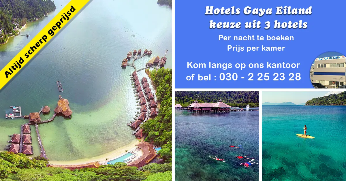 Hotels Gaya Eiland - Maleisië
