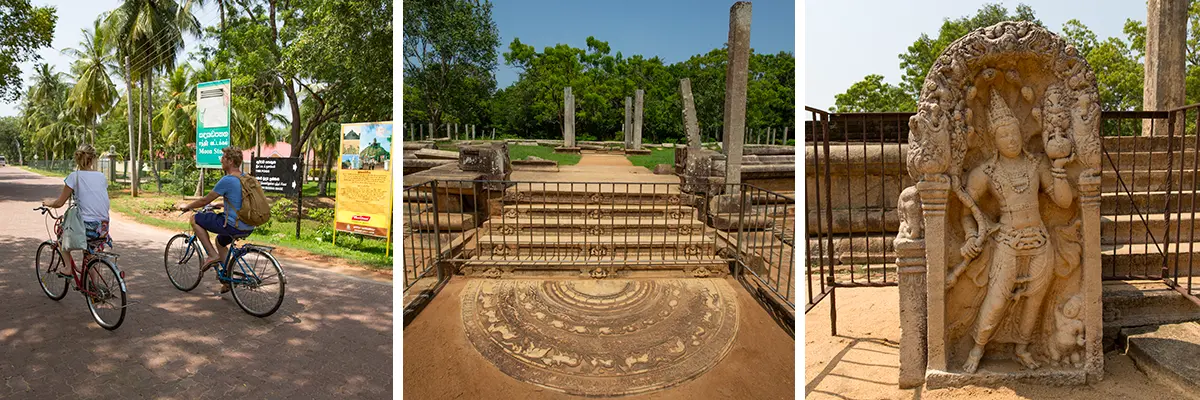Guard en Moon Stone - Anuradhapura
