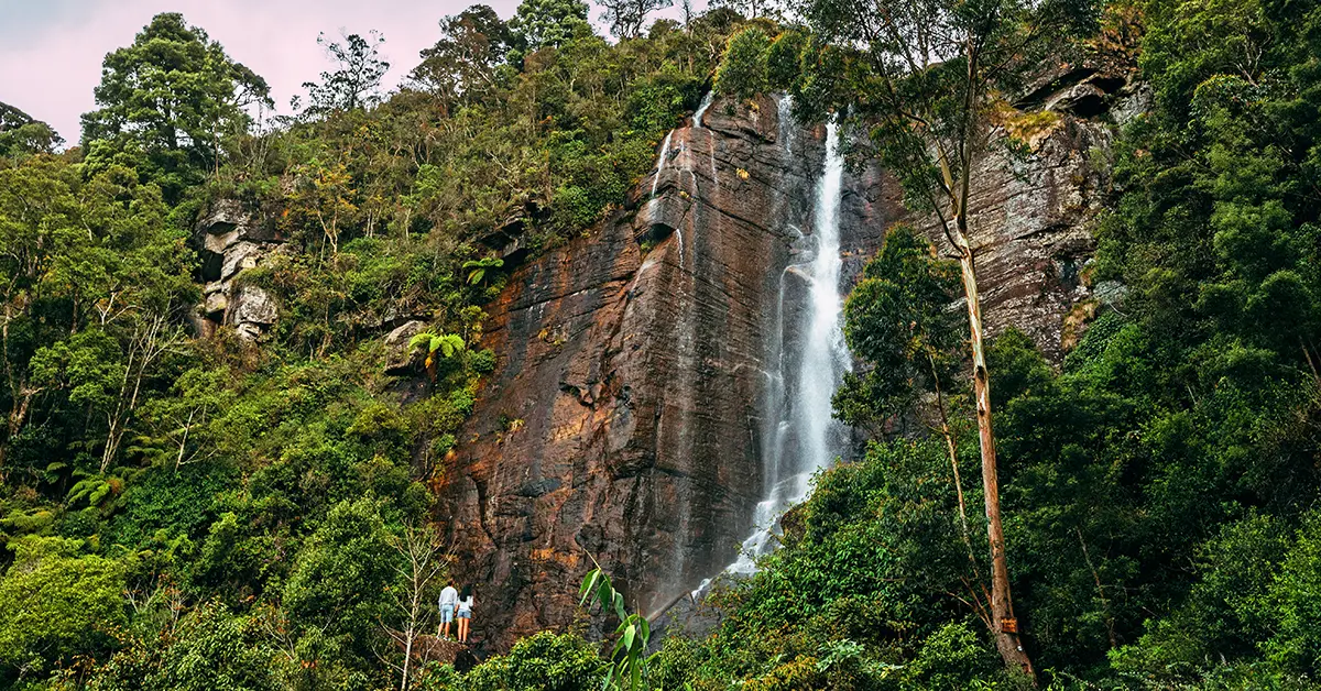 Lovers Leap Waterval - Nuwara Eliya