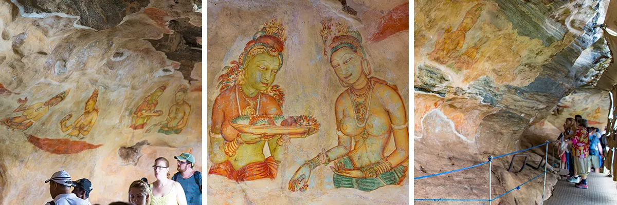 Sigiriya - Fresco's