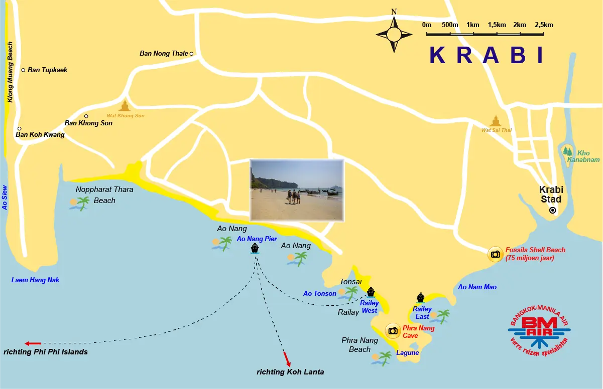 Kaart Krabi