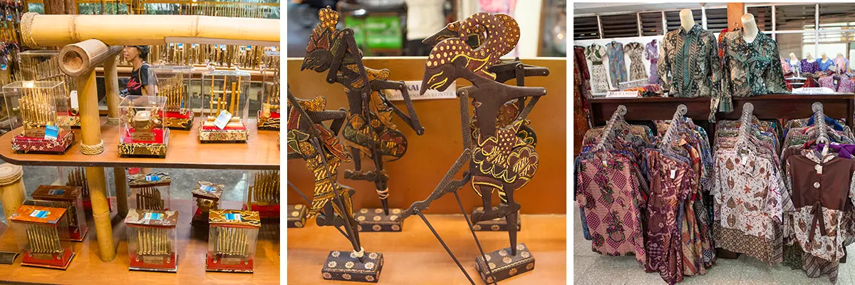Shoppen en Souvenirs in Java