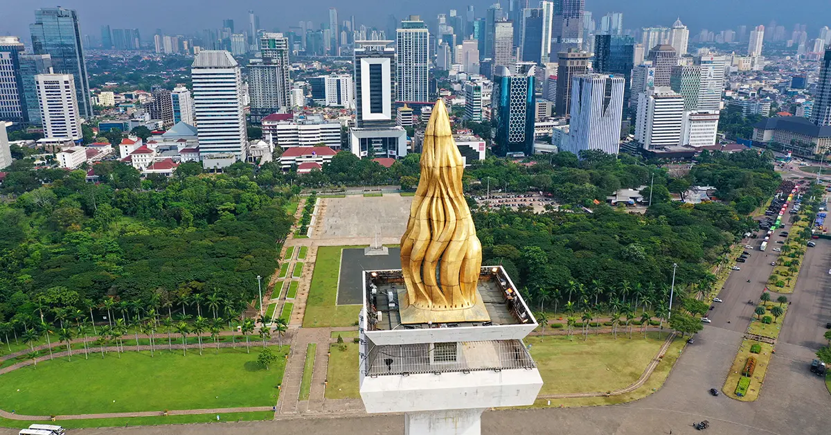 Monas Nationale Monument in Jakarta