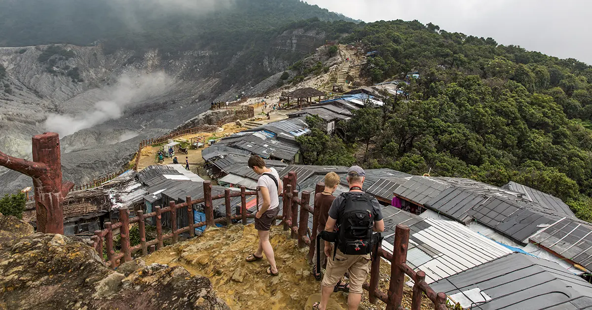 Tangkuban Perahu Vulkaan