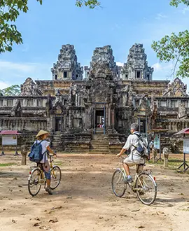 Vakantie Cambodja – fietsen langs tempels bij Angkor