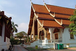 De Wat Prasingh in Chiang Mai