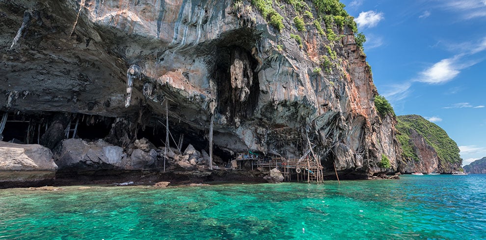 De Viking Cave op Phi Phi