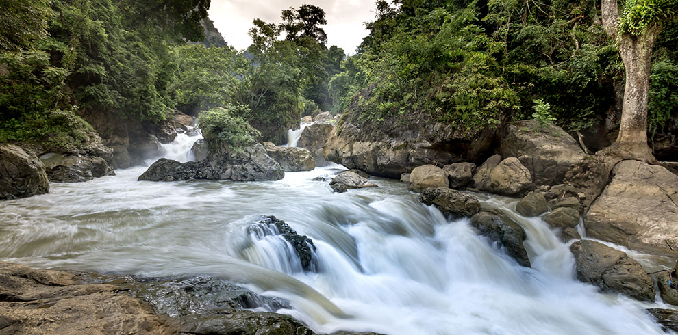 De Dau Dang waterval in Ban Kan