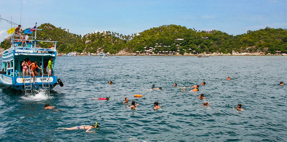 Snorkelen in de wateren rond Koh Tao