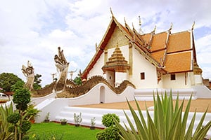 De Wat Phumin tempel in Nan, Thailand