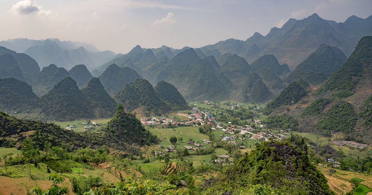 De Quan Ba Heaven Gate in Ha Giang, Noord-Vietnam