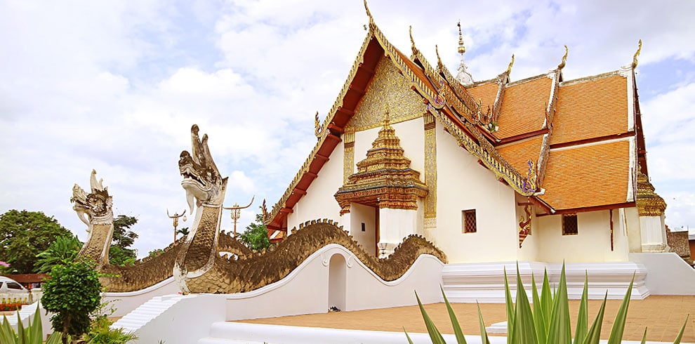 De Wat Phumin tempel in Nan, Thailand