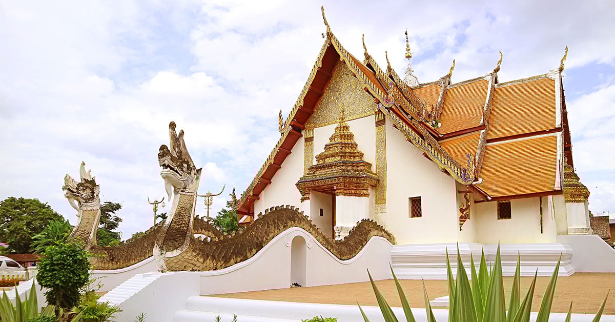 De Wat Phumin tempel in Nan, Thailand