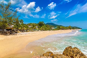 Klong Nin beach op Koh Lanta, Thailand