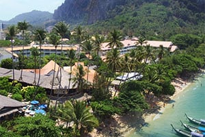 Luchtfoto van het Vacation Village Phra Nang Inn in Krabi