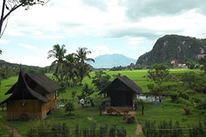Het indrukwekkende landschap van de Harau Vallei op Sumatra