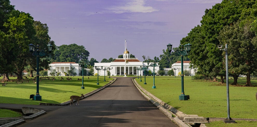 Het Istana Bogor op Java, Indonesie