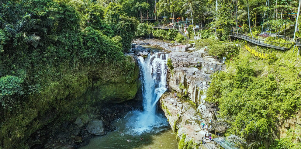 De Tegenungan waterval in Ubud, Bali