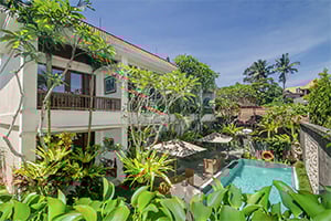 Het Tebesaya Cottages in Ubud, Bali