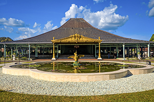 Het Mangkunegaran Paleis in Solo, Java