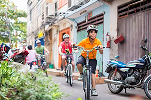 Begeleide fietstocht door Bangkok