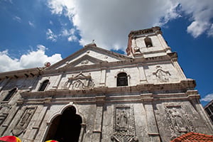 De Basilica del Santo Nino in Cebu, Filipijnen