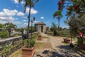Het historische Fort San Pedro op Cebu, Flipijnen.