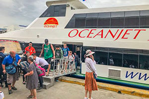 De ferry van Bohol naar Cebu, Filipijnen