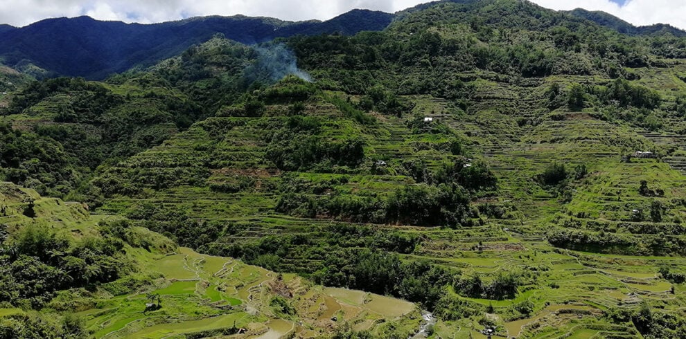 De indrukwekkende rijstterrassen van Banaue, Luzon, Filipijnen