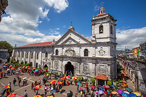 De Basilica del Santo Nino in Cebu, Filipijnen