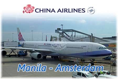China Airlines Manila - Amsterdam