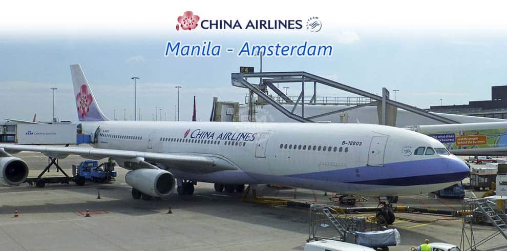 China Airlines Manila - Amsterdam