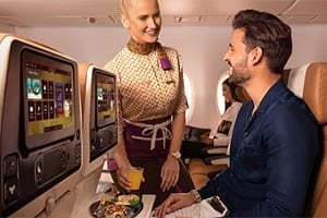Etihad Airways - Economy Klasse